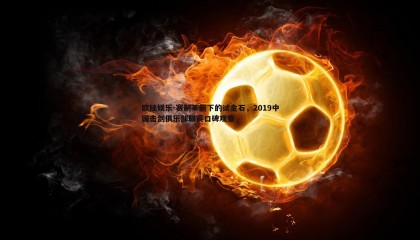 欧陆娱乐-赛制革新下的试金石，2019中国击剑俱乐部联赛口碑观察